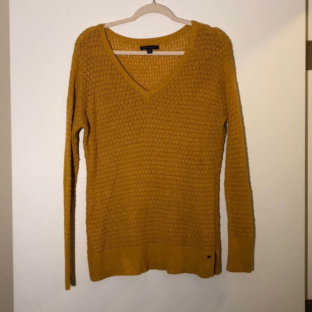 American Eagle Mustard Sweater!